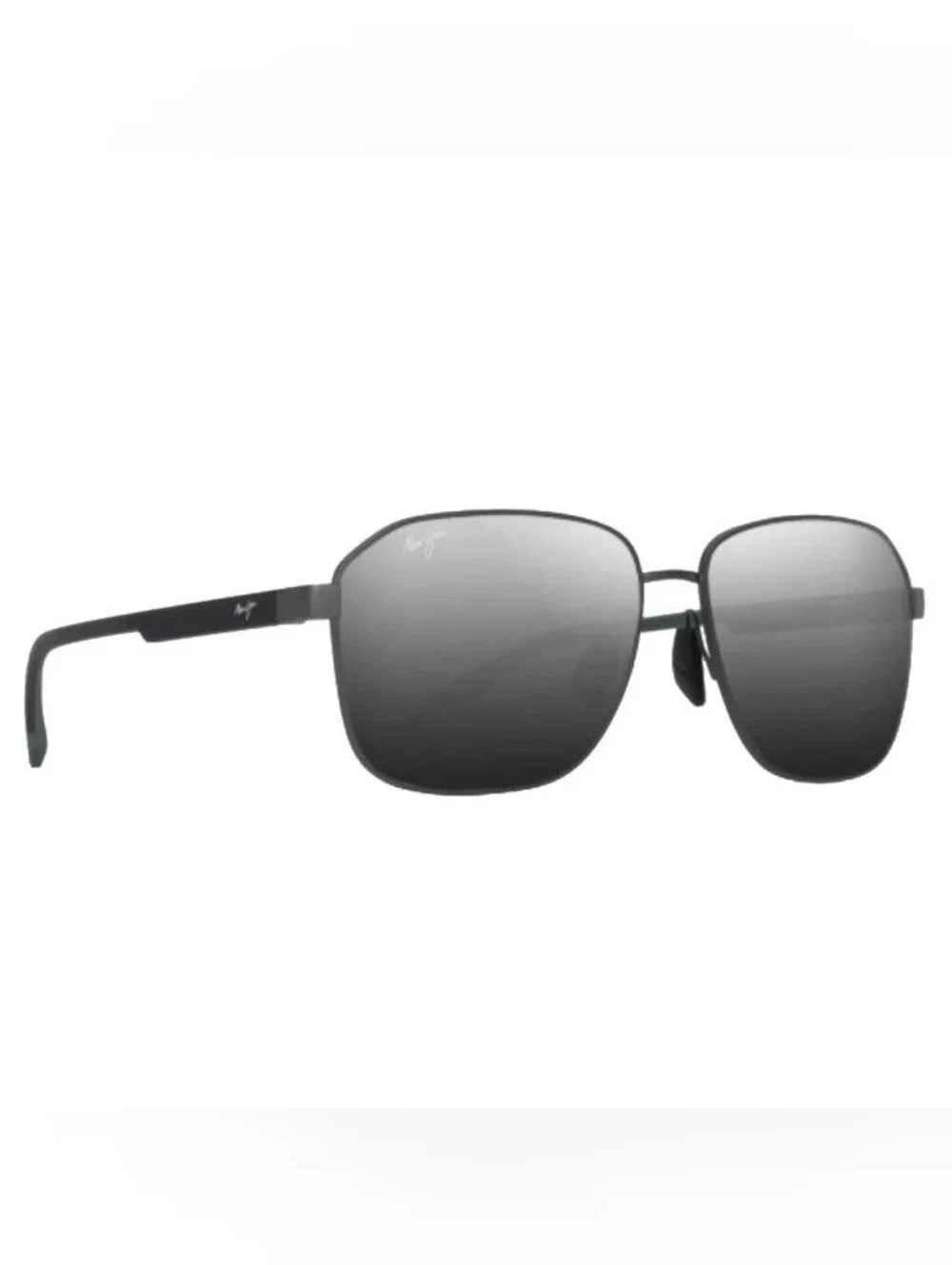 New! Maui Jim ONIPAA ASIAN FIT Gunmetal Mirror Sunglasses DSB651-02 MJ0651SA-001